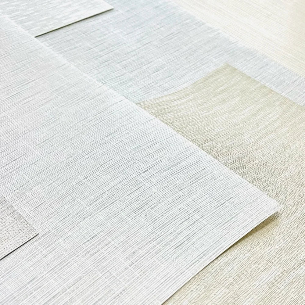 13 Assorted Wallpaper Sample Sheets in Neutral Colors & Similar Textured Pattern
